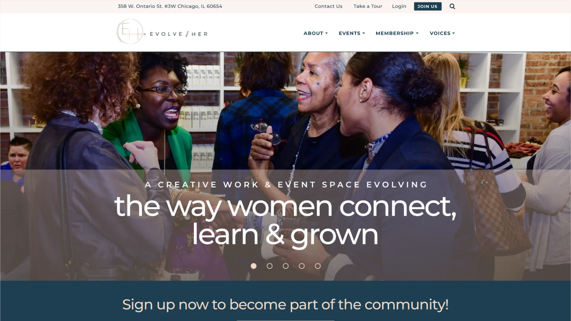 evolveHer brand and website