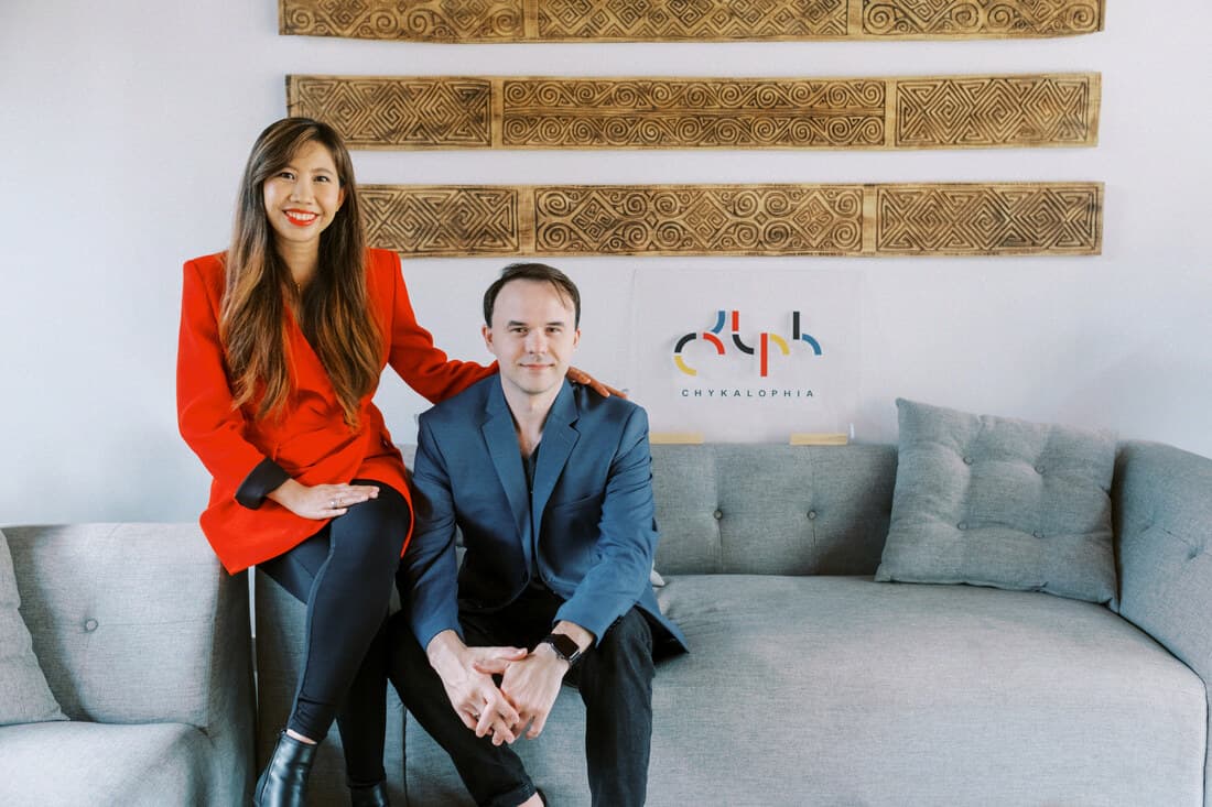 Ari and Peter Krzyzek, co-founders of Chykalophia