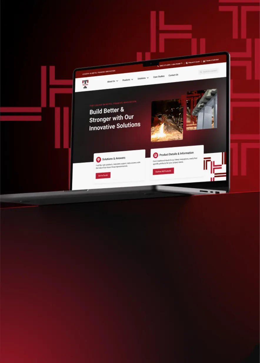 Telling Industries — product configurator site